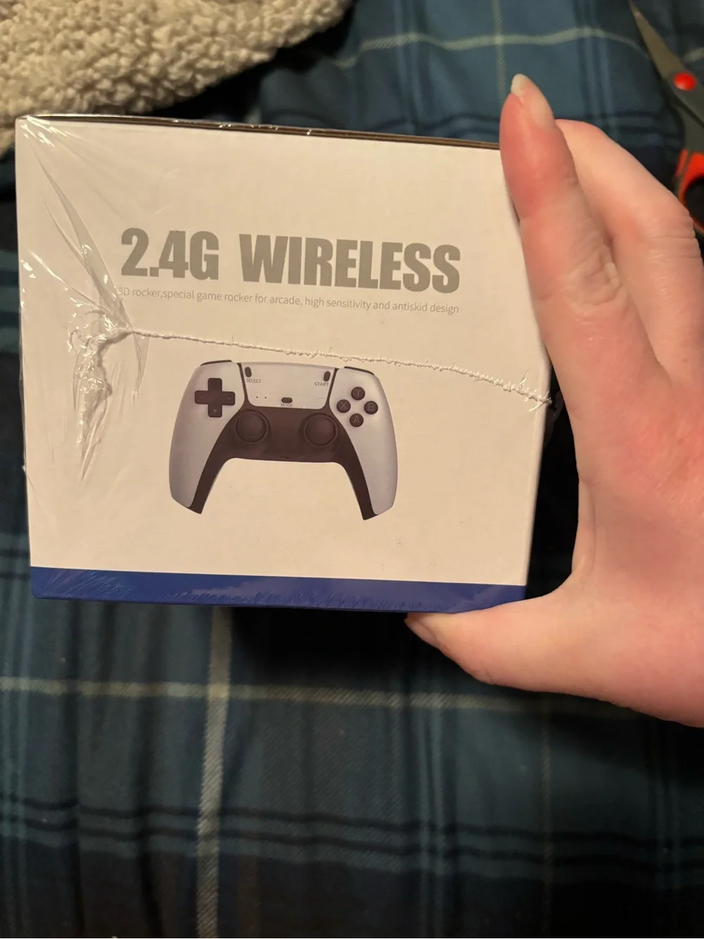 M15 Plus 2.4G Wireless Game Controller - White